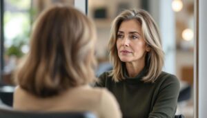 Waarom kappers na je 40e afraden om je haar te kort te knippen bij dun haar