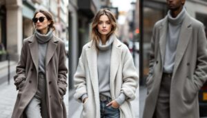 Het is zachter en chiquer’: grijs is het nieuwe zwart – en zo draag je het nu op drie manieren