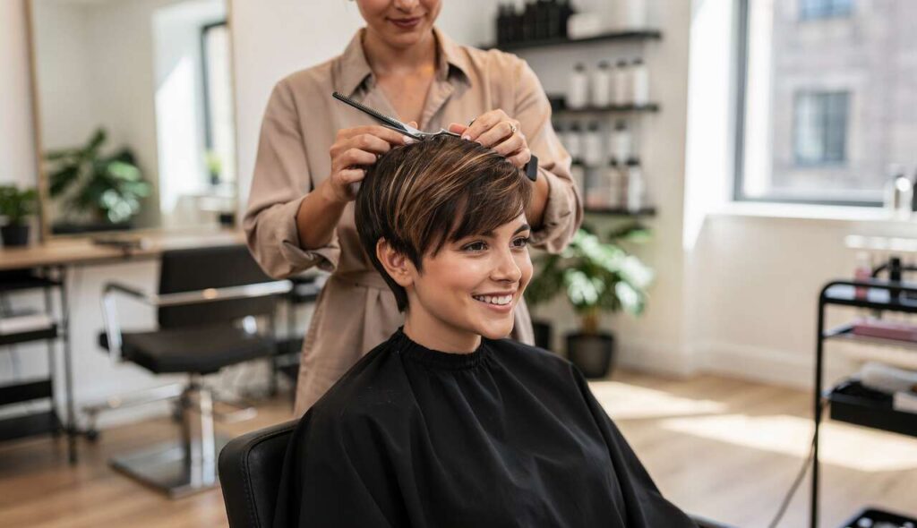 De coolste nieuwe pixie-kapsels voor een frisse start in de lente, van de ‘contour cut’ tot de ’trixie